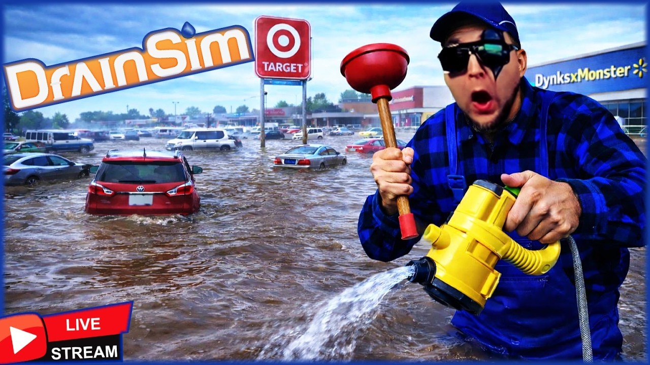 Naprawiam najgorsze rury w mieście, ZALANE SKLEPY I PARKINGI ! | DrainSim #2