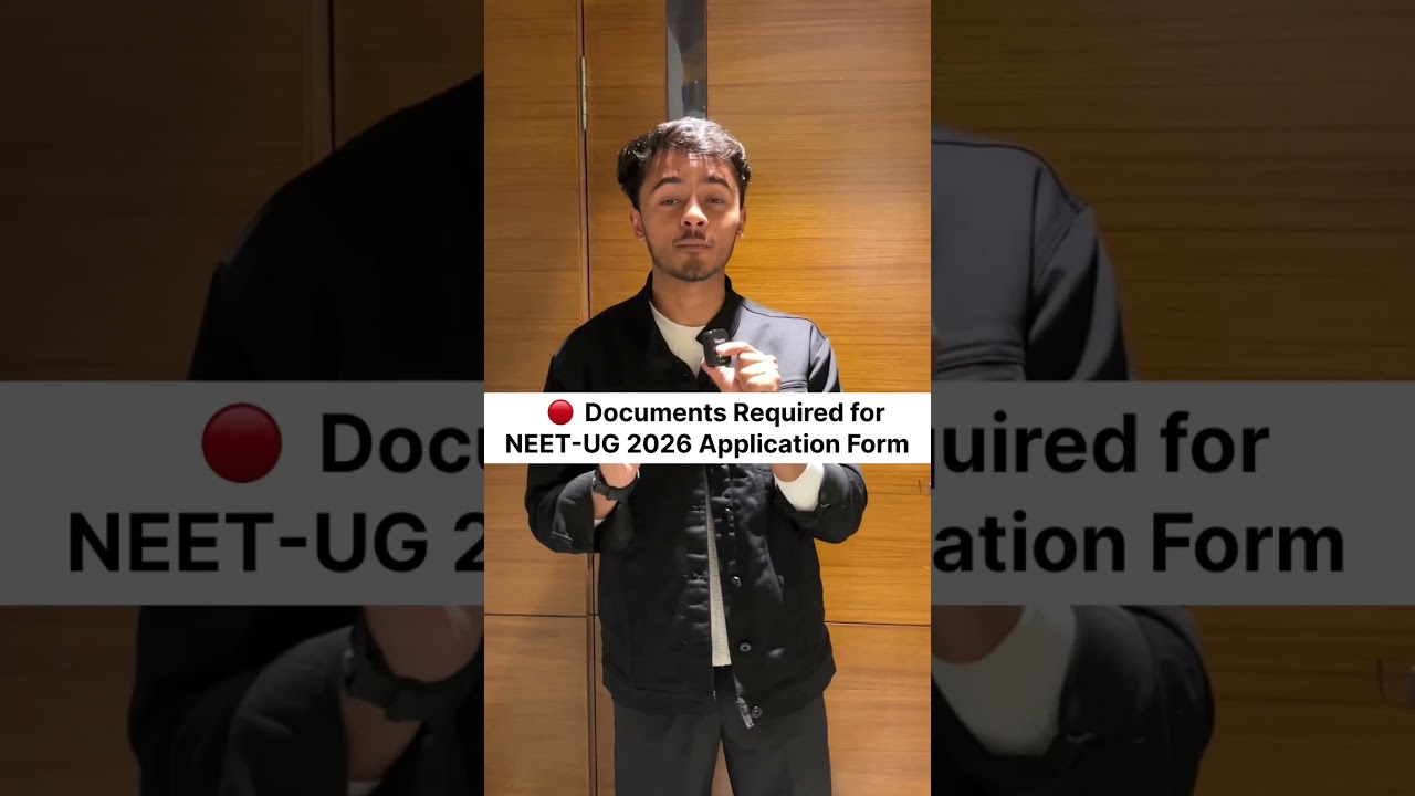 Required DOCUMENTS for NEET ug 2026 Application form🔥 #neet2026 #nta #trending #mbbs