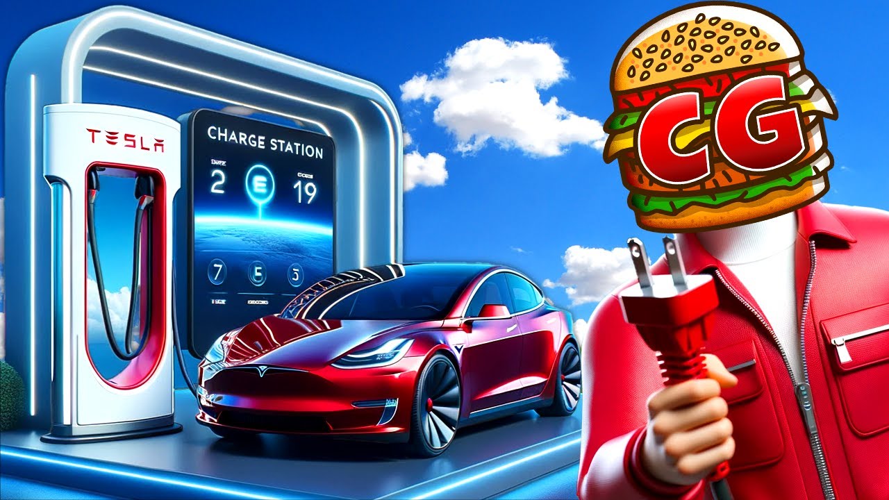 Turning My Gas Station into a MEGA Tesla Charging Station in Pumping Simulator 2!