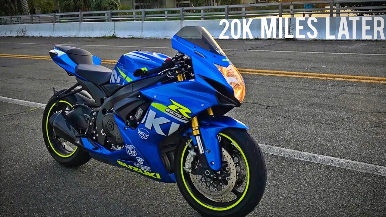 GSXR750 20,000 Mile Review (32,000 Km)