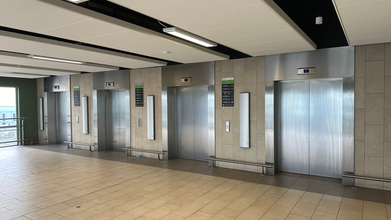 Amazing KONE MonoSpace Lifts at Dublin Airport T2