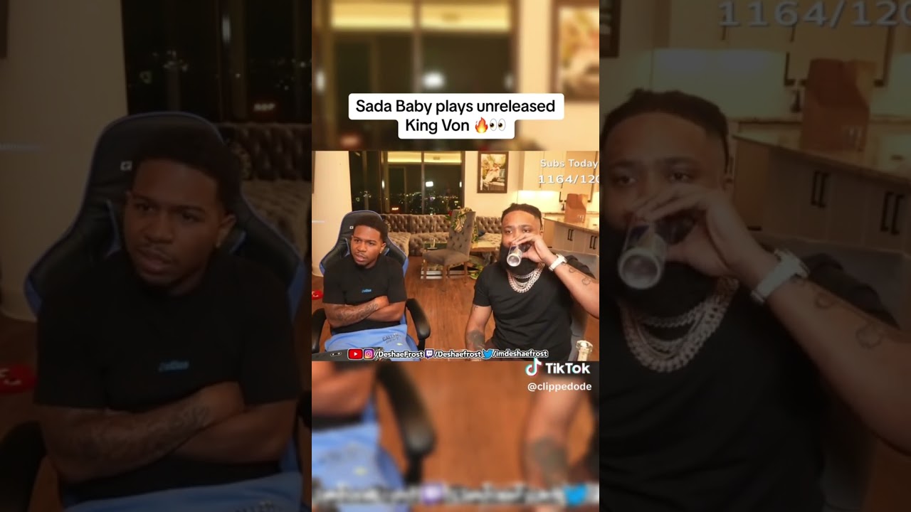 Sada Baby plays unreleased King Von #foryoypage #creator#trend #nbayoungboy #2kcommunity#fyp #viral