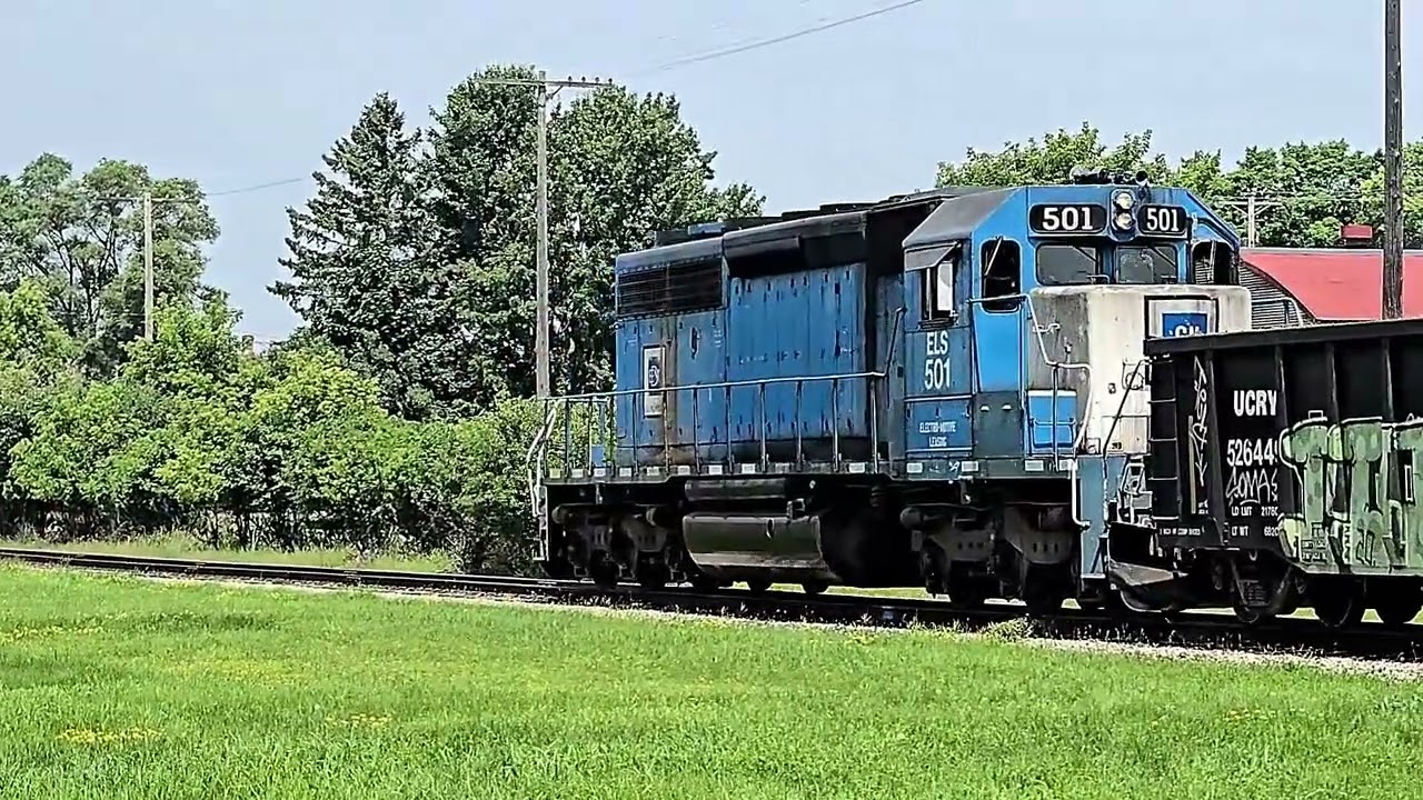 ELS 501 EMD SD40-2 Back In Service, But Shuts Down Unexpectedly Losing All Power! #trains #railway