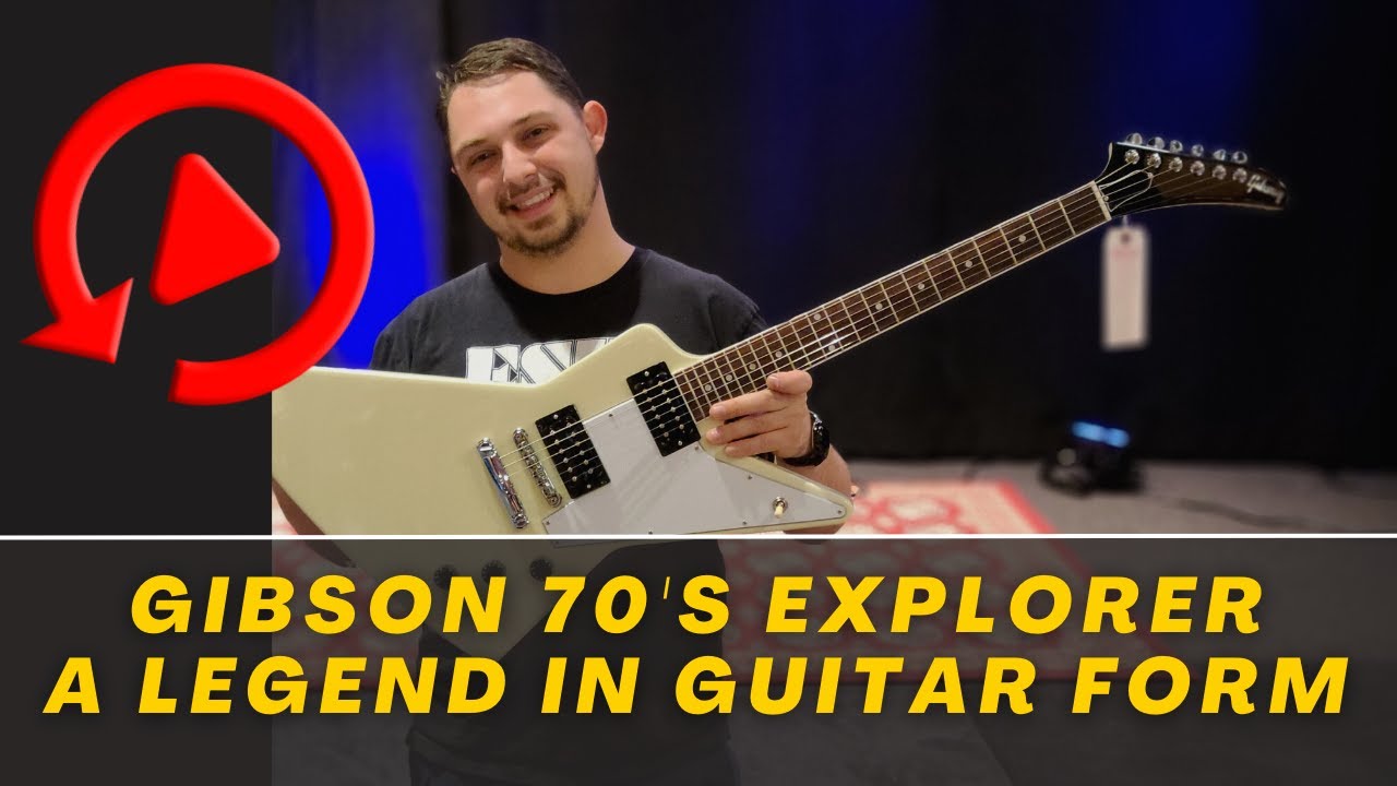 Gibson 70's Explorer! A Legend In Guitar Form