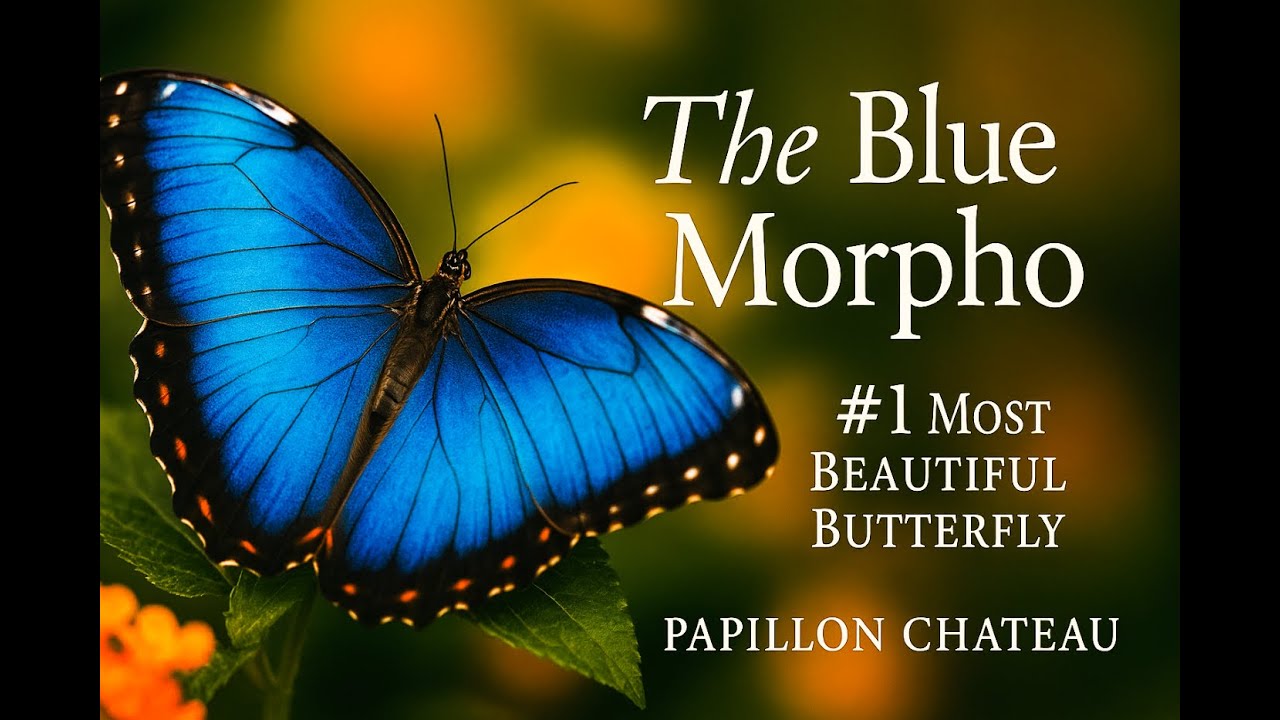 #1 Blue Morpho | Najpiękniejsze motyle świata