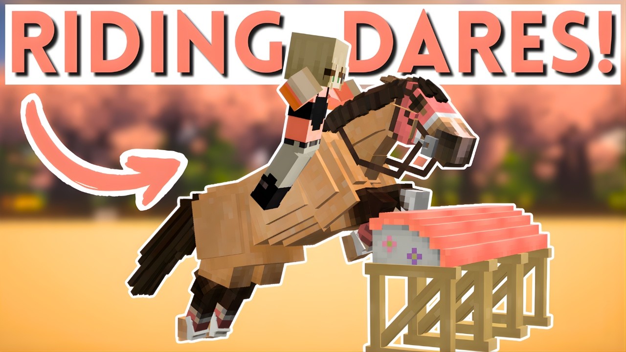 Horse Riding Dares! *IN MINECRAFT*