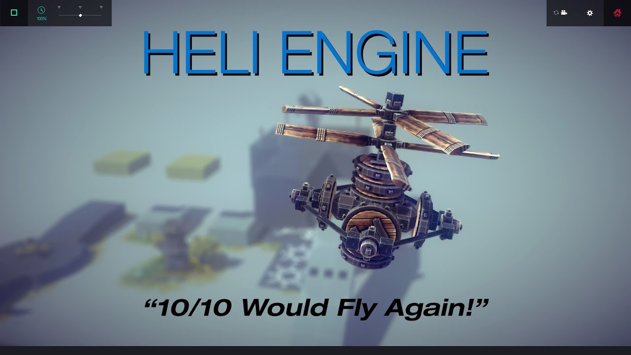 How to Make a Helicopter (Tutorial) | Besiege