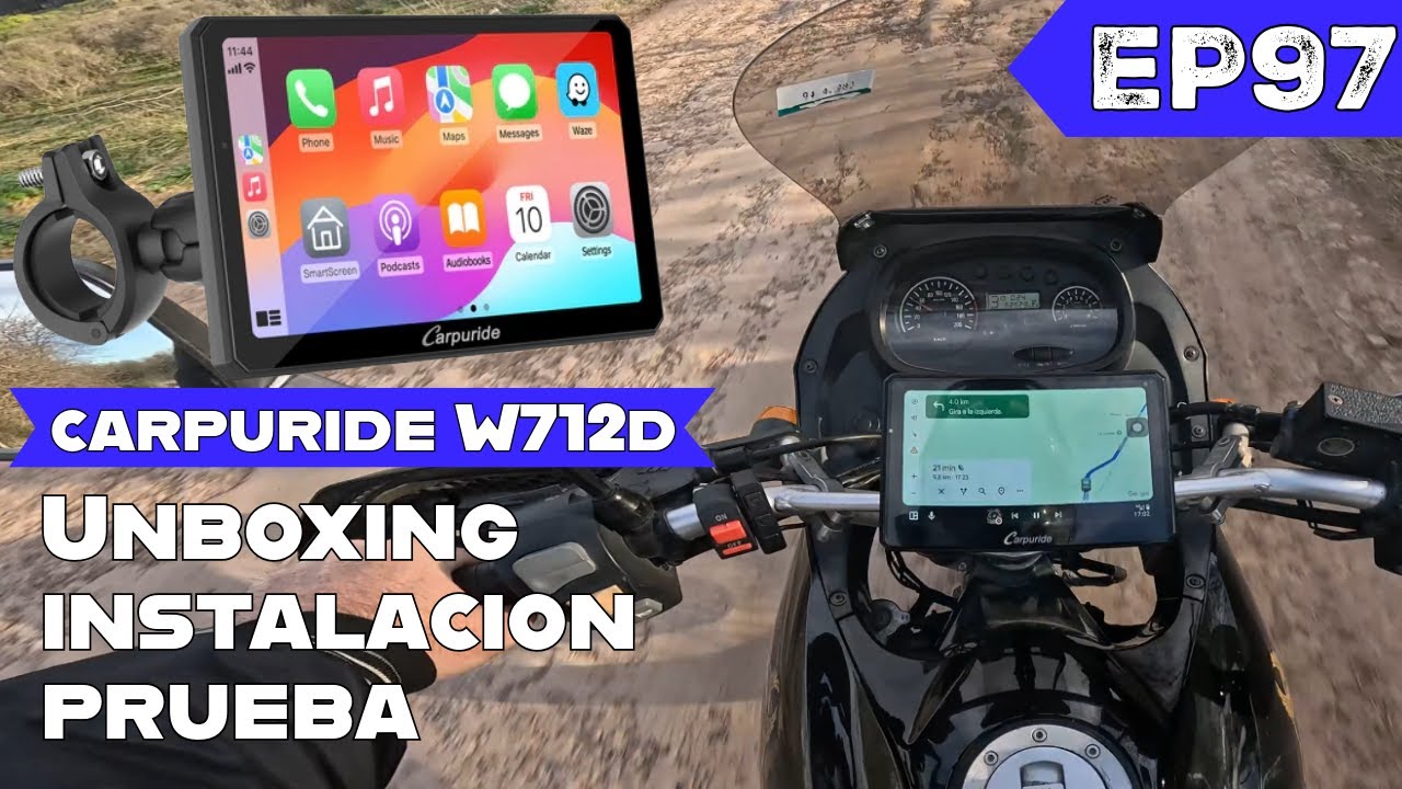 Transformá tu moto con el Carpuride W712 – Unboxing, instalación y prueba real