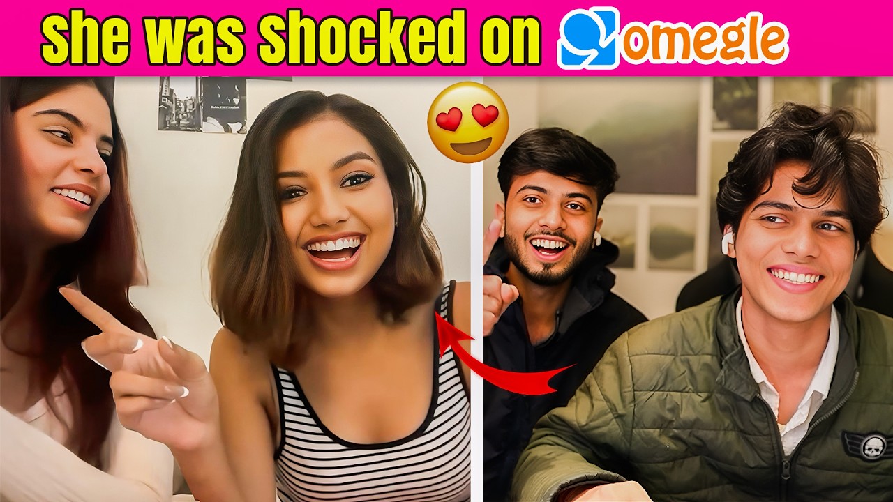 OMEGLE : SHE GOT SHOCKED 😱 || Flirting and Surpising Girls on omegle 😍