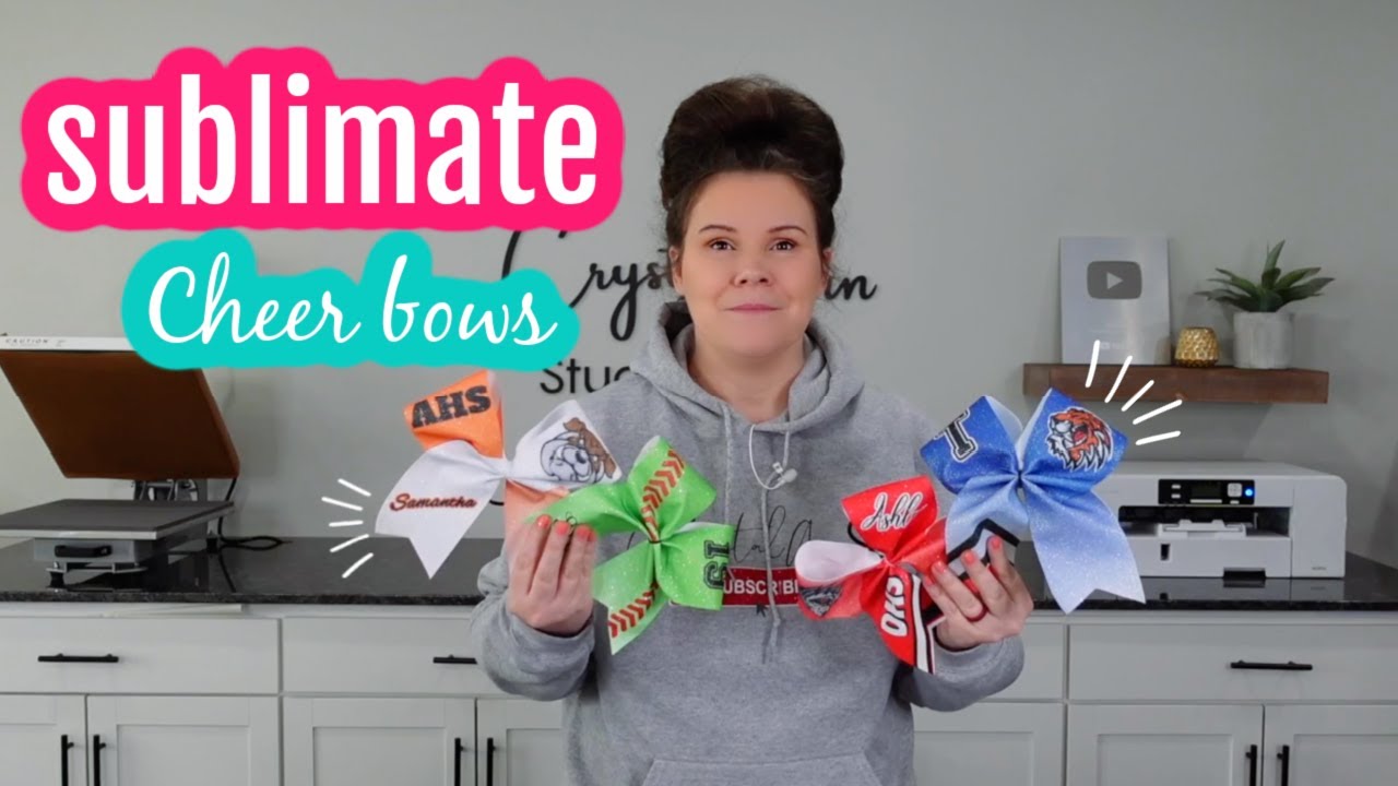 HOW TO SUBLIMATE A CHEER BOW