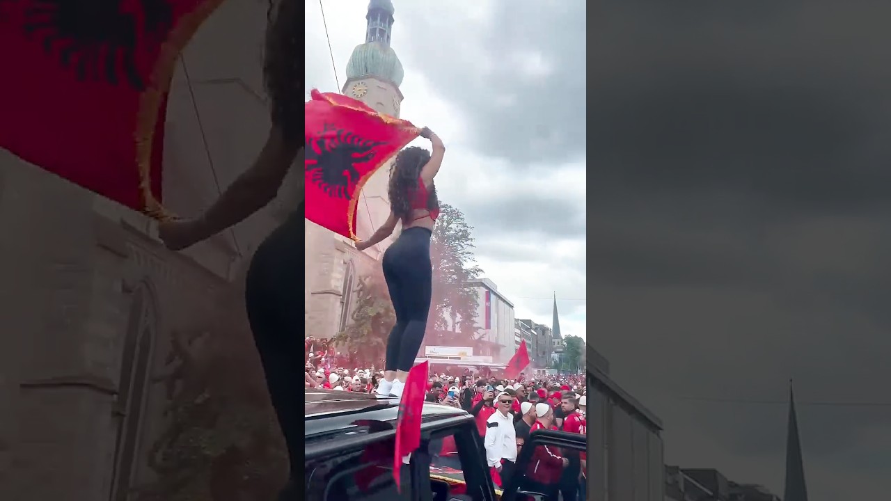 Albanian Fans in Dortmund Germany #euro2024