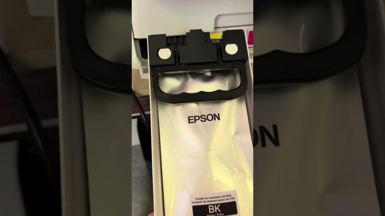Troca de bolsa de tinta Epson WF Pro C5810. Fácil e prático!
