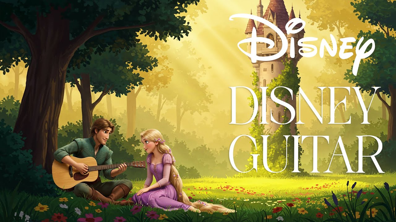Relaxing Disney Jazz Guitar 🎶 | Smooth Acoustic Covers for Focus & Calm