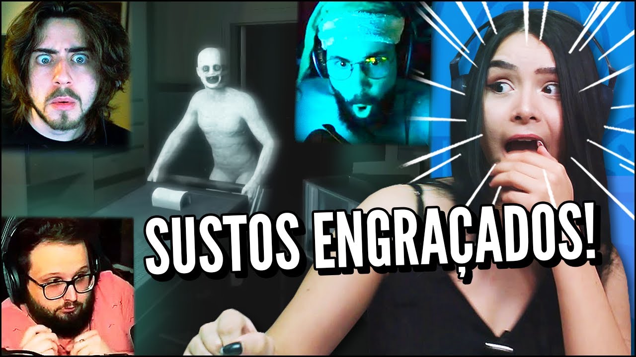 TOMANDO SUSTO COM STREAMERS JOGANDO THE MORTUARY ASSISTANT - SUSTOS ENGRAÇADOS (JOVENS REAGEM)