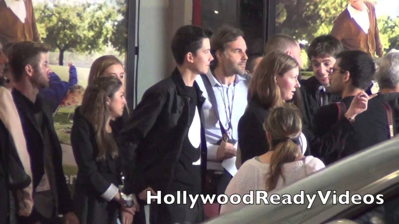 Asa Butterfield arrives at the Bad Grandpa premiere at Graumans Chinese Theatre in Hollywood