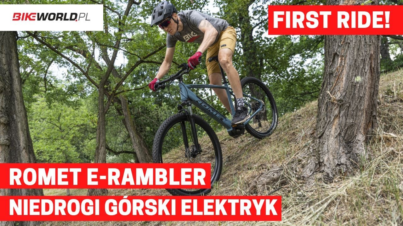 First Ride: Niedrogi elektryczny rower górski Romet E-Rambler