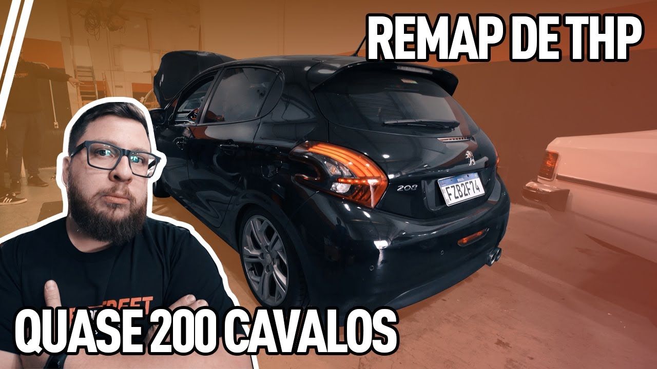 FIZEMOS REMAP NO THP DO 208GT! FICOU FORTE?