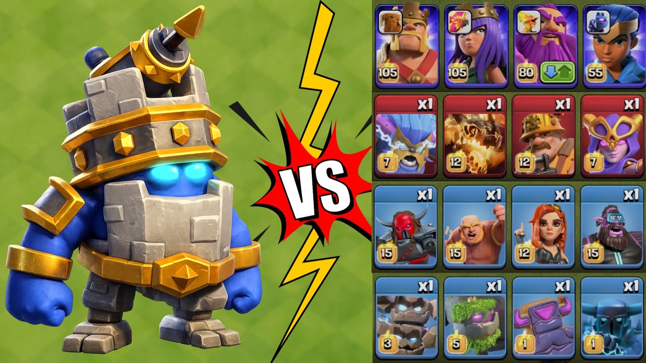 🏰🔥 LONG SHOT TOWN HALL 💥 VS 💥 COC TROOPS, SUPER TROOPS & HEROES ⚔️👑 #clashofclans #coc #viralvideos 