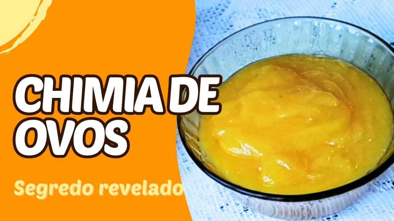 Schmier de ovos com açúcar. A tradicional chimia. Uma delícia.