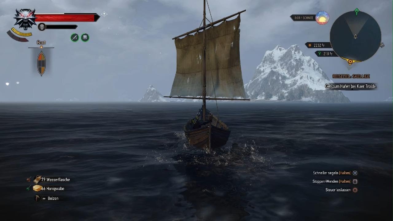 The Witcher 3: Wild Hunt - Complete Edition alle Wasser-Fragezeichen von Skellige geschafft