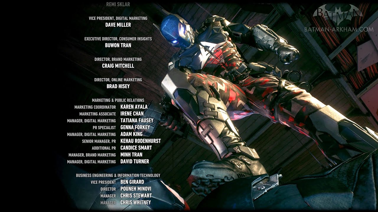 Batman: Arkham Knight - End Credits
