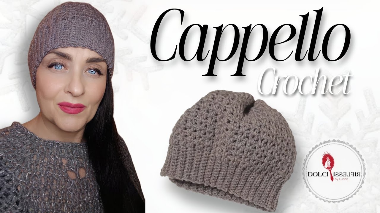 Cappello all’Uncinetto Super Facile da Regalare a Natale !