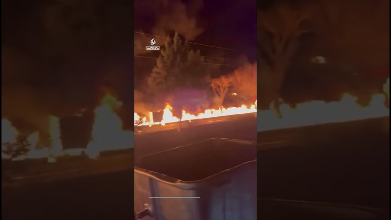 HEALTH CRISIS IN TEHRAN AMID EXPLODINGS AND TOXIC SMOKE