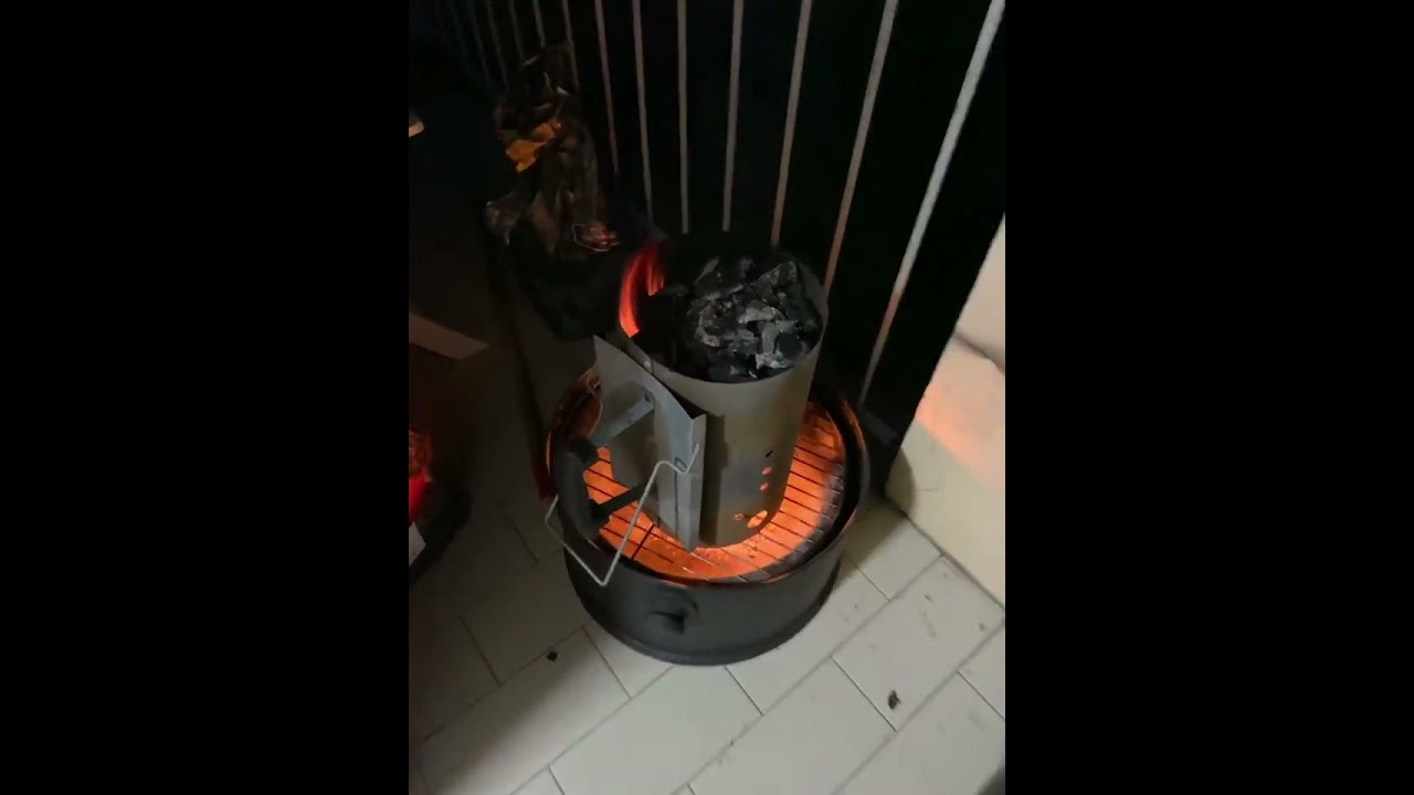 Preparazione Carbonella per la grigliata