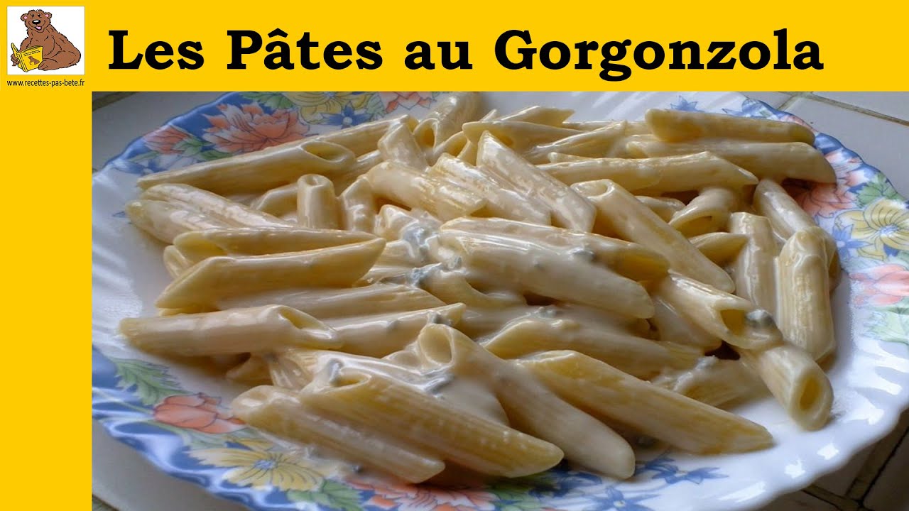Les pâtes au Gorgonzola (recette rapide et facile) HD