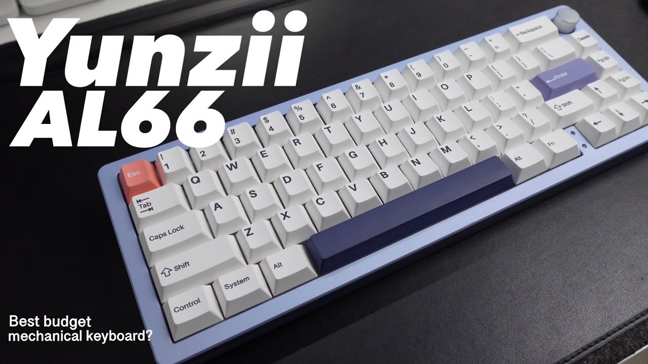 Yunzii AL66 Milk switches - The Sweetest Keyboard to Type on?