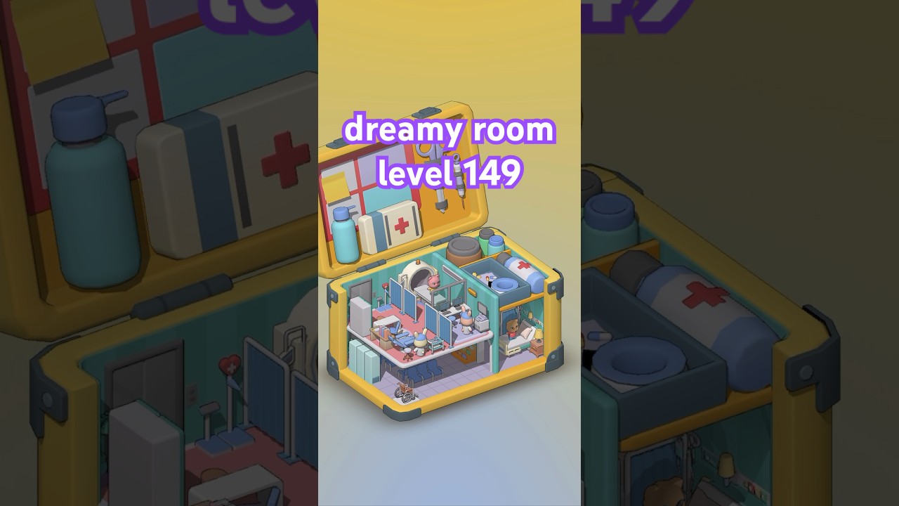 dreamy room level 149 first aid kit hospital 🏥💉 #asmr #games #dreamyroom #救急箱 #hospital #病院