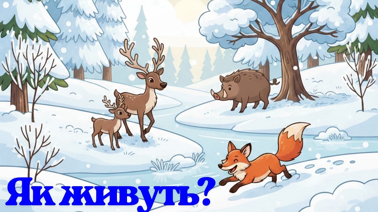 Як живуть тварини взимку (частина 3)