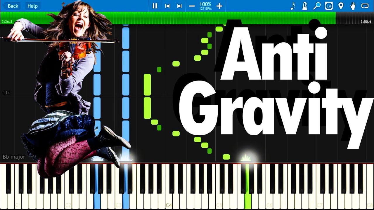 Lindsey Stirling - Anti Gravity | Synthesia piano tutorial