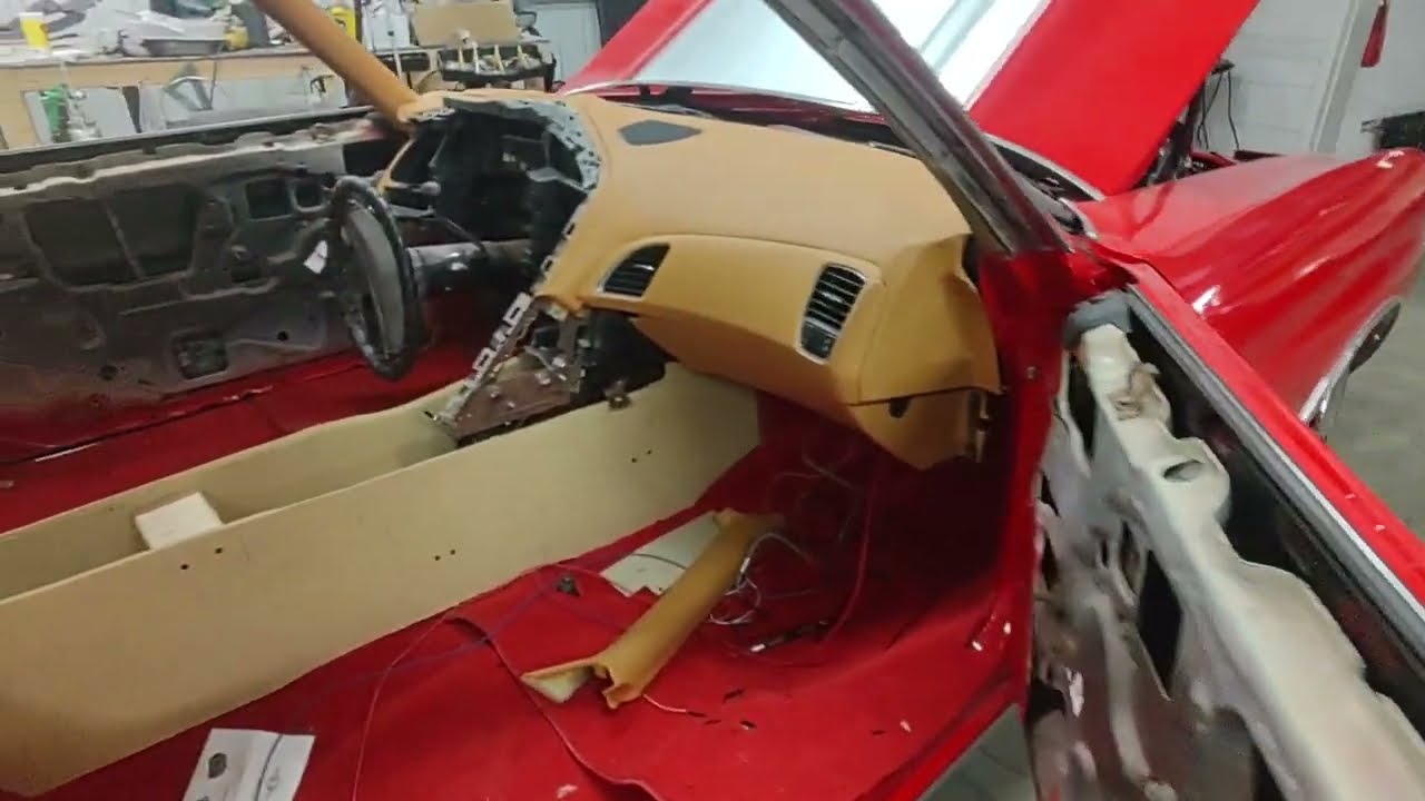 stitched by slick 71 Chevelle interior swap coming together