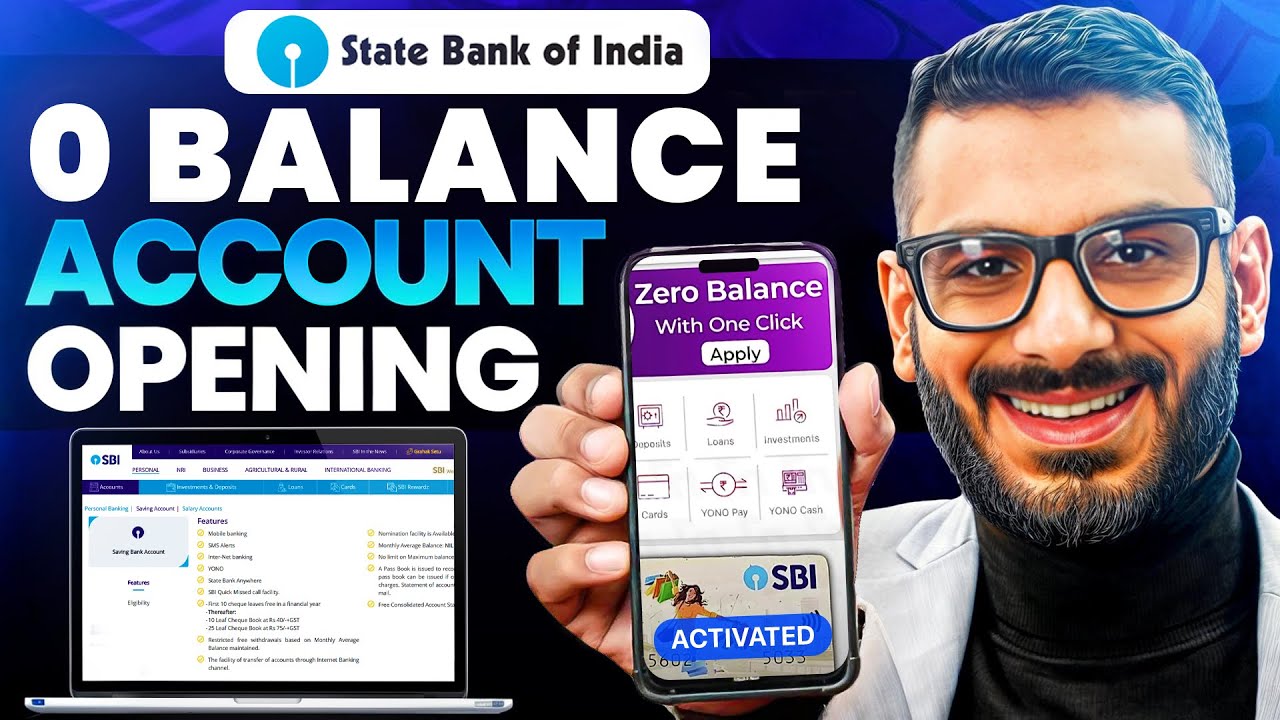 SBI Account Opening Online | SBI | Best Zero Balance Bank Account
