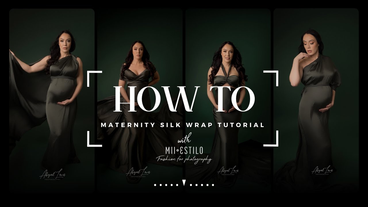 HOW TO: Maternity Photography Silk Wrap Tutorial