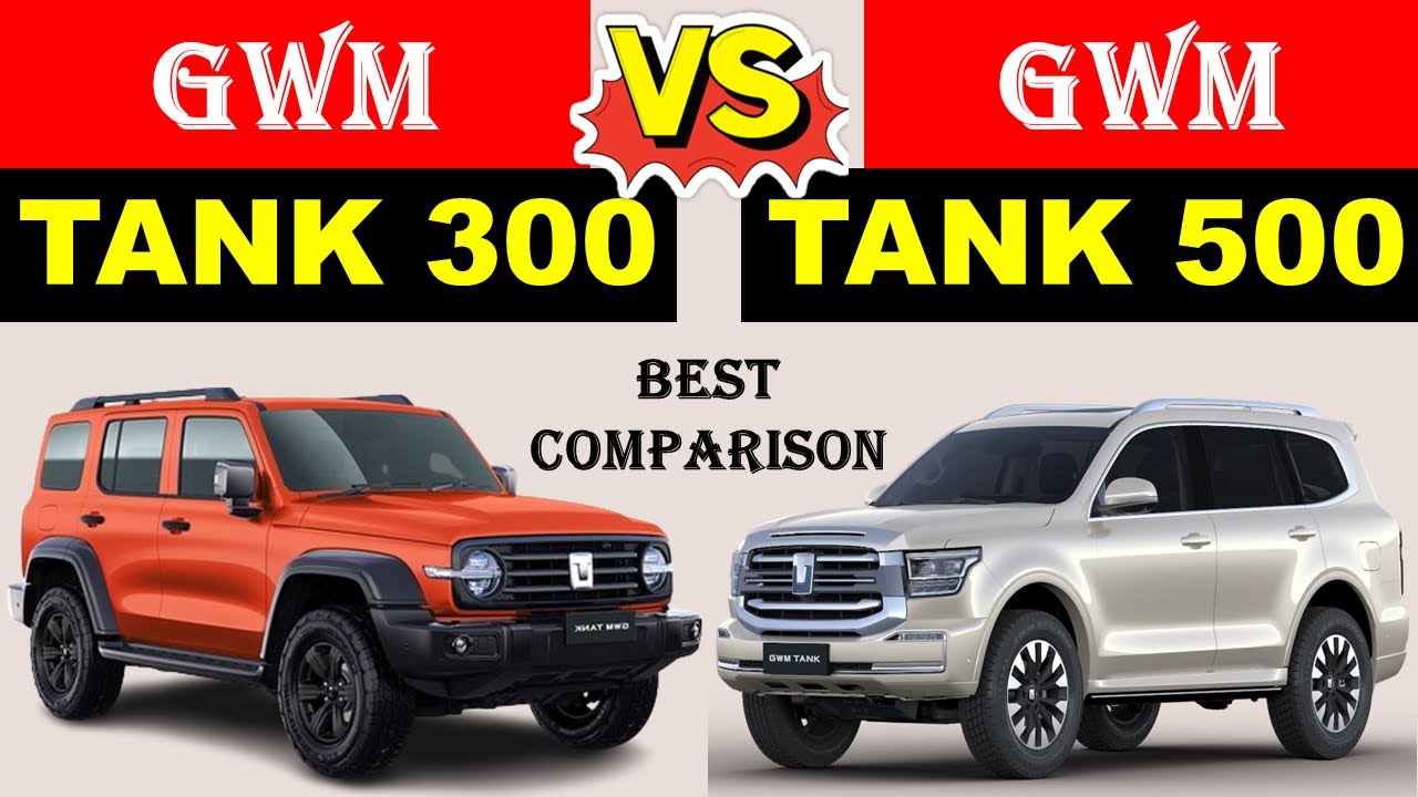 ALL NEW GWM Tank 300 Vs GWM TANK 500 | Which one is better?