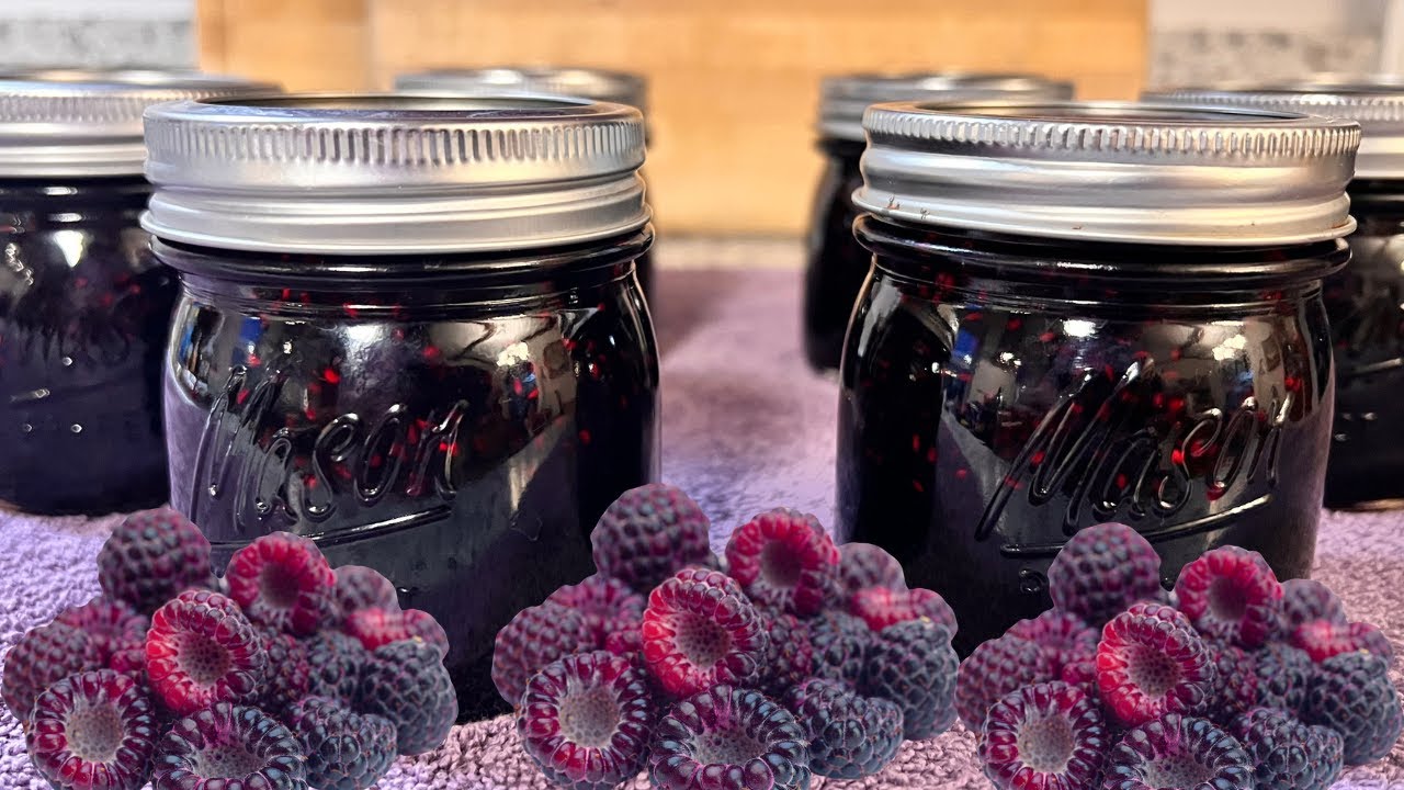 Make DELICIOUS Black Raspberry Jam in JUST 10 Minutes!