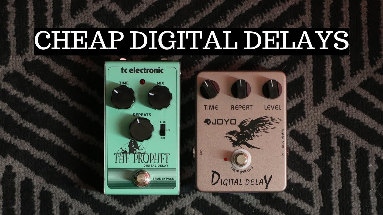 ДЕШЕВЫЕ ЦИФРОВЫЕ ПЕДАЛИ ЗАДЕРЖКИ: TC Electronic Prophet против Joyo Digital Delay