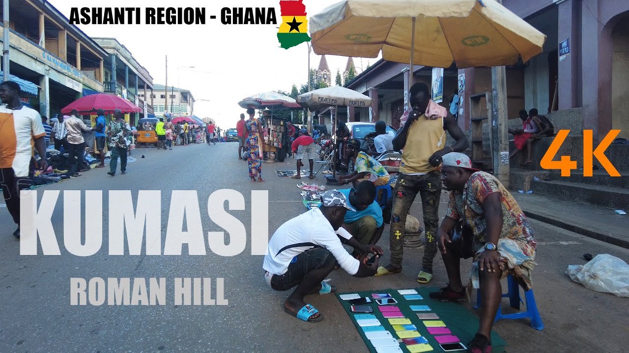 Kumasi Roman Hill Walk Tour 4K