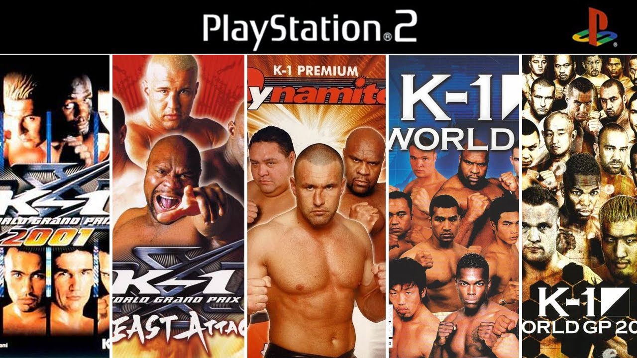 K-1 Fighting Games for PS2