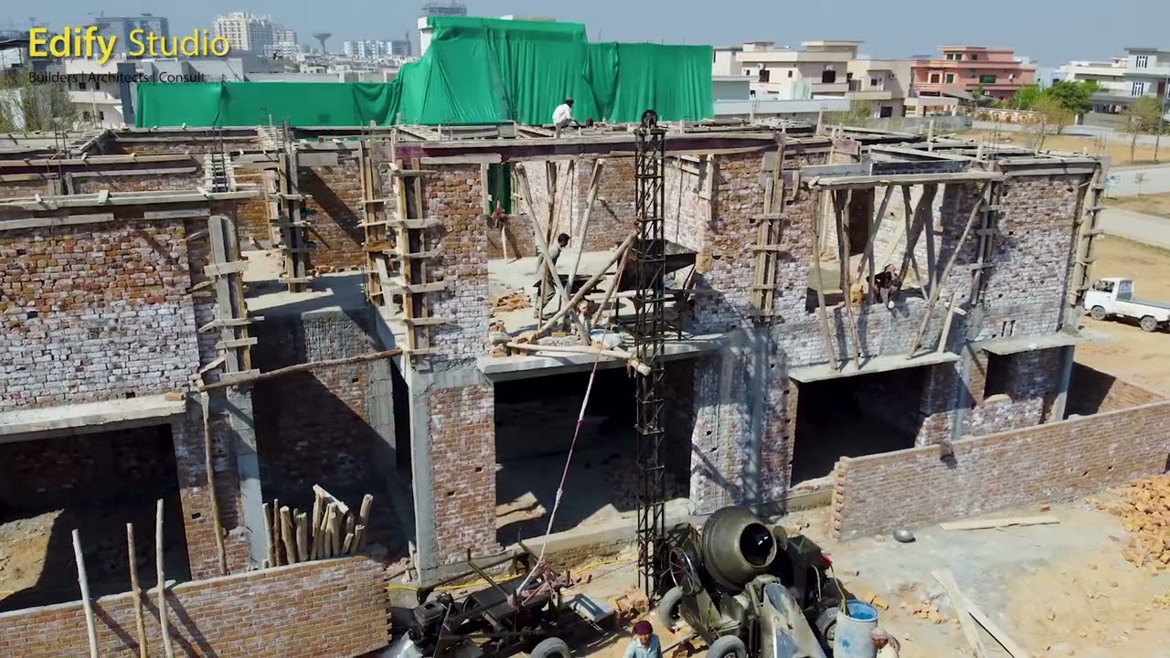 Edify Studio F20 DHA 2 Under Construction House #edify #interior #dha #construction #architecture