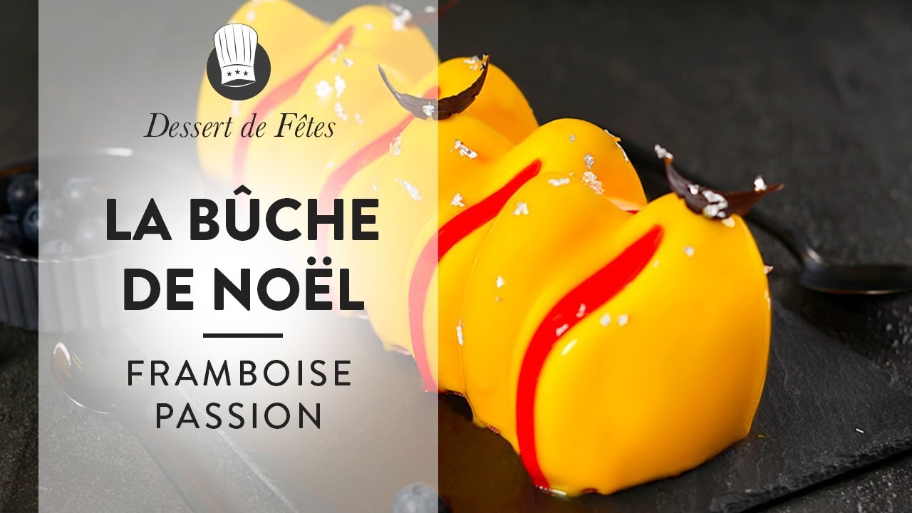 Recette facile : la Bûche de Noël Passion Framboise !