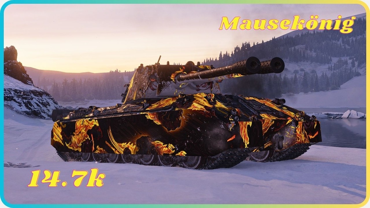 14.7K Damage Monster | Mausekönig Unstoppable. World of Tanks Top Replays.