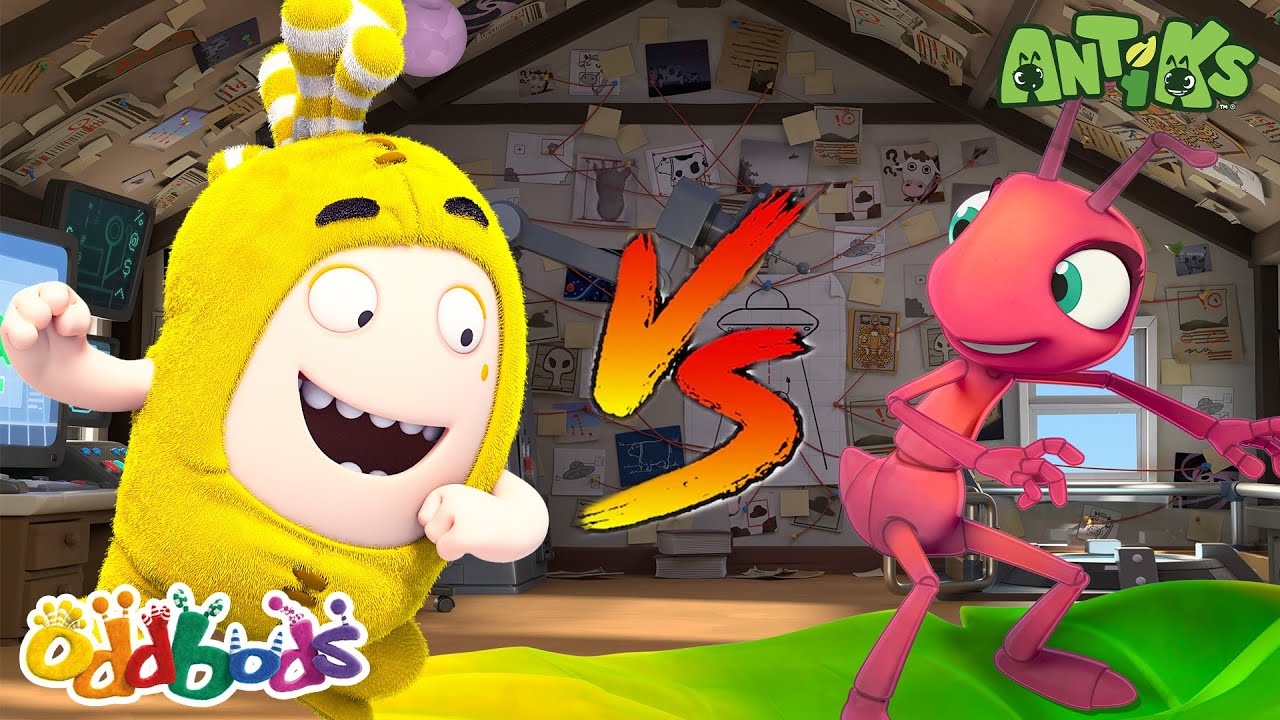 Oddbods vs ANTIKS: Kekacauan Kartun | Kartun Lucu Kocak | @OddbodsIndonesia | ​Kartun Anak-Anak ​