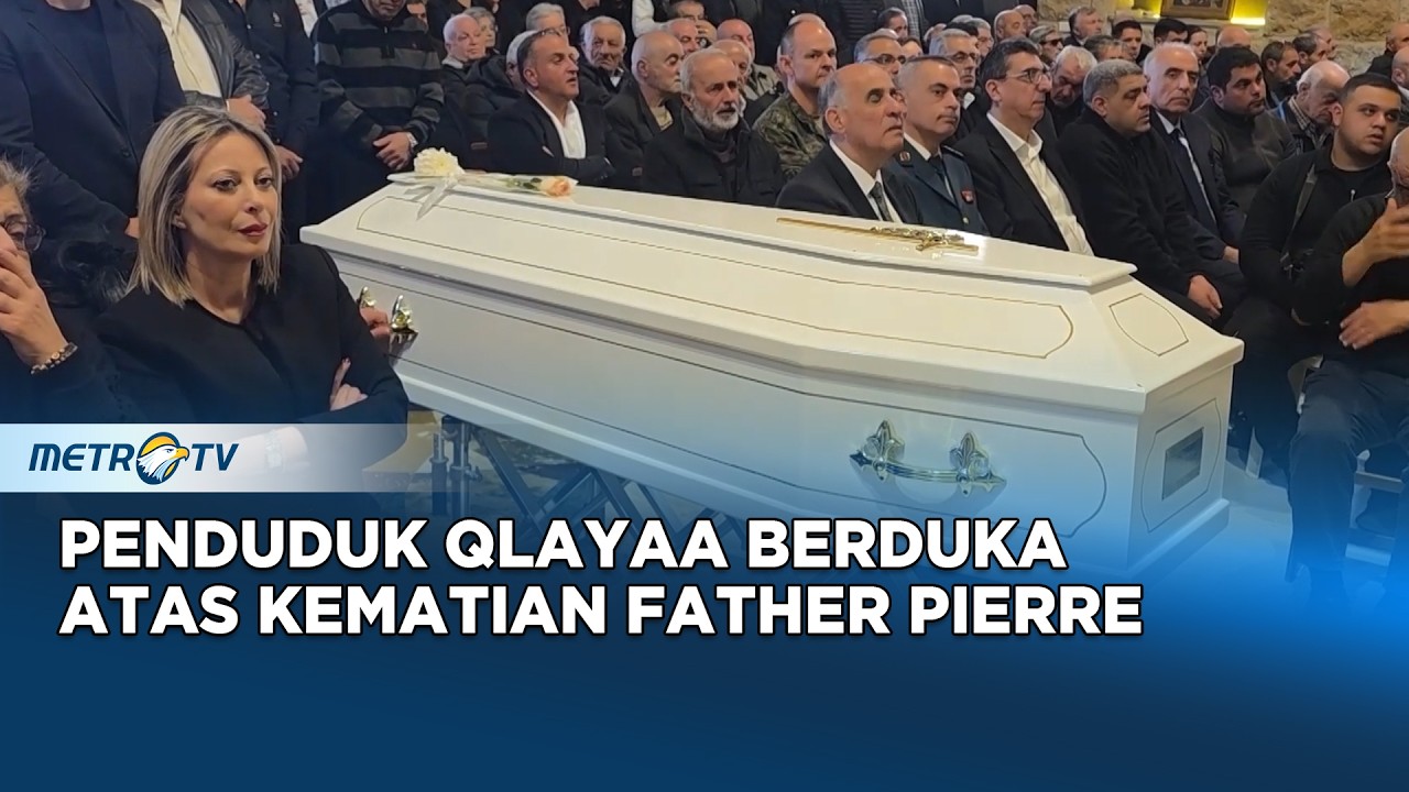 Pemakaman Father Pierre Al-Rahi di Qlayaa