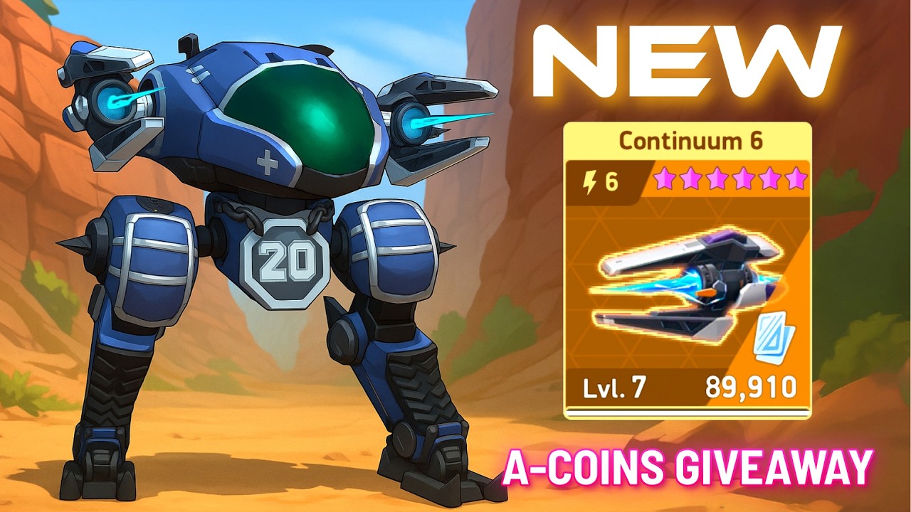 NEW WEAPON Continuum 6 with Lancer - Mech Arena