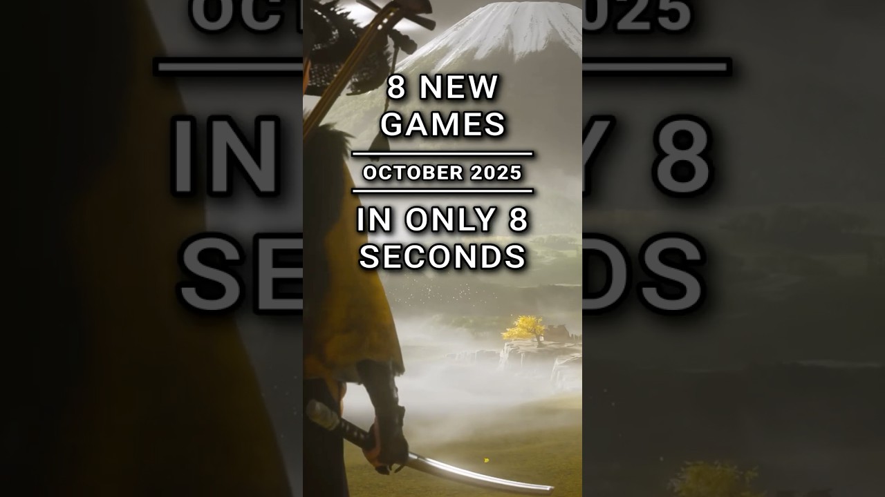 8 New Games In Just 8 Seconds | October 2025 🎮