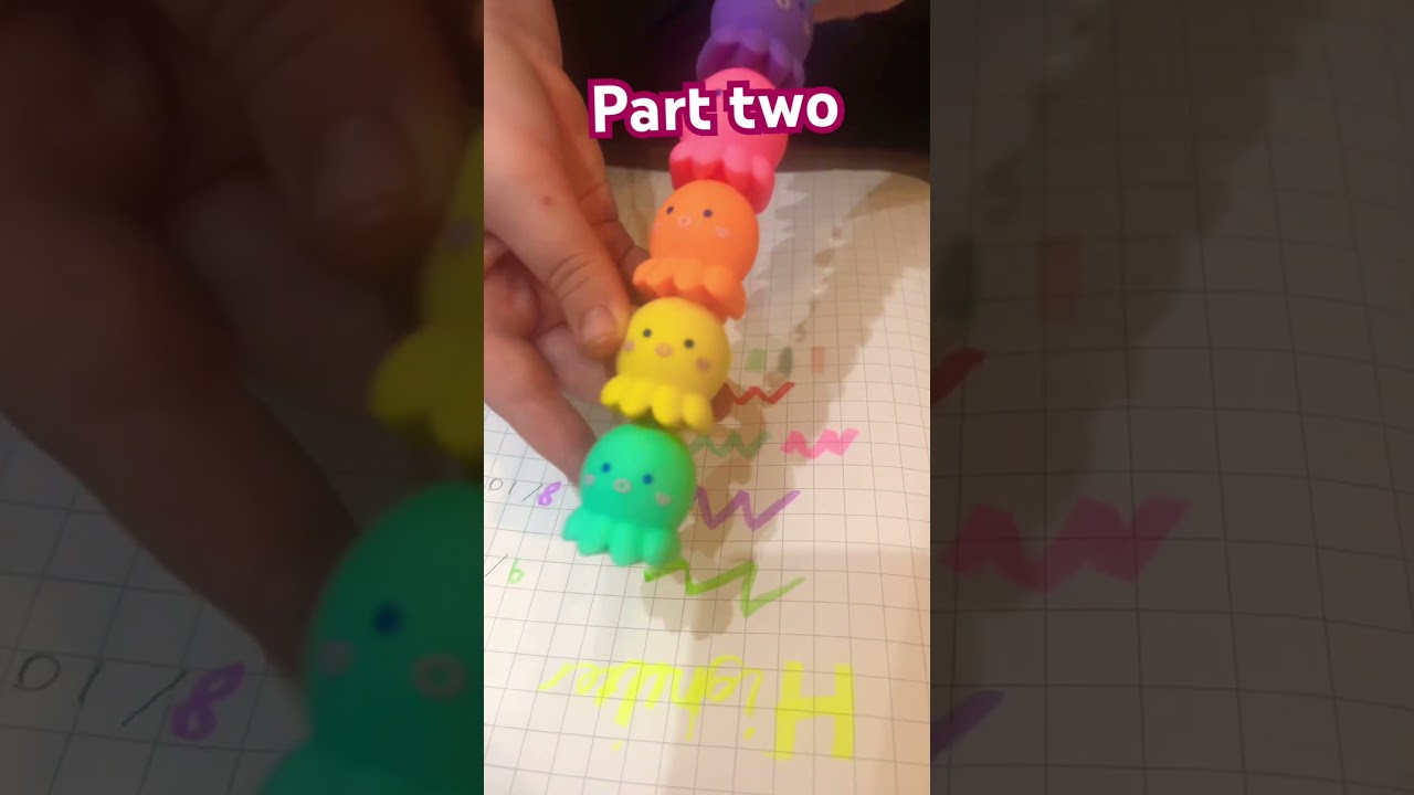 Part two of my friend testing my highlighters 