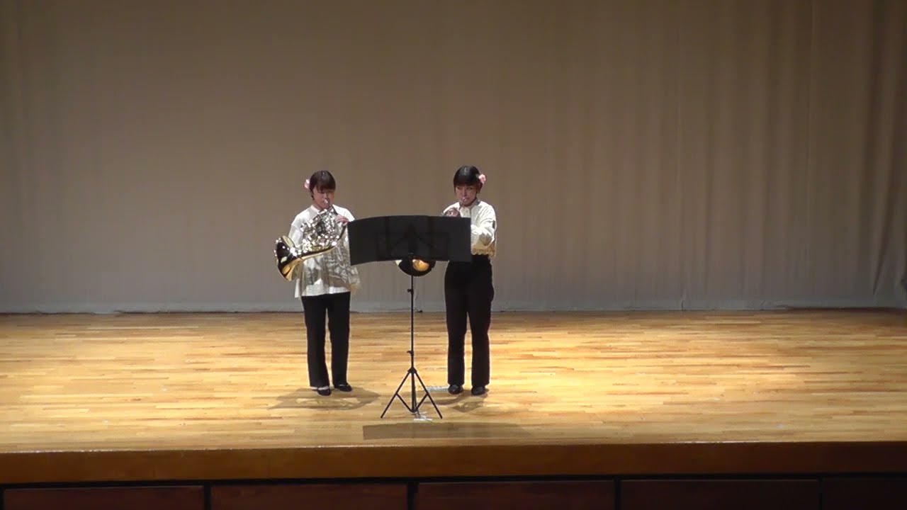 O.Nicolai - Duet No.1 for 2 Horns - 愛媛大学交響楽団木管セクション　2本のホルンのためのデュエット　第一番/オットー・ニコライ